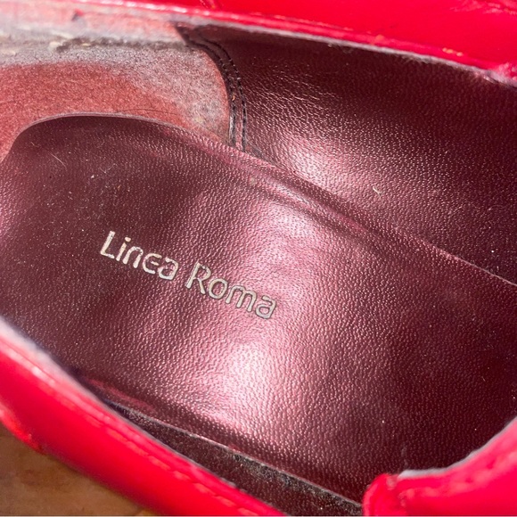 LINEA ROMA WOMENS LADIES SHOE "red" - Picture 3 of 11